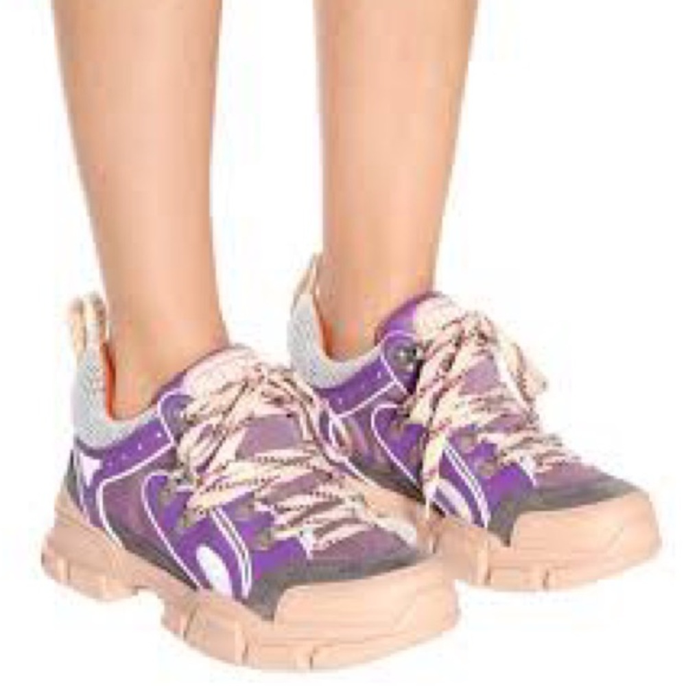 💯Authentic GUCCI flashtrek sneakers
Violet